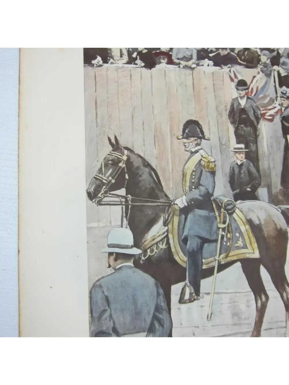 Antique 1891 Print Lieutenant General, 1886 George Barrie Army & Navy Of The US